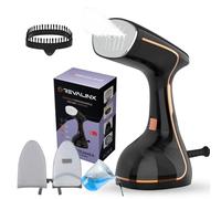 REVALINX Défroisseur à Main 1800W - Défroisseur Vêtement Vapeur Vertical, Fer a Repasser Portable 2-en-1, Écran LCD, Réservoir 320 ml, Anti-Fuite, Maison, Bureau, Voyage ou cadeau.
