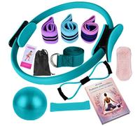 Revalinx - Kit Pilates, kit Yoga, Anneau de Pilates Femme, Ballon de Yoga, Bandes de Résistance, Chaussettes, Accessoires Pilates Femme, Pilates Maison, Équipement de Sport, Pilates Reformer