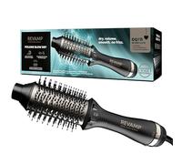 REVAMP Pro Define Perfect Blow Dry - Brosse Sèche-Cheveux et Brosse Coiffante à Air Chaud pour Volume et Éclat - Brosse Démêlante avec Huiles Lissantes, Idéal pour Cheveux Courts et Moyens