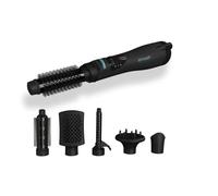 REVAMP Air Styler Brosse Coiffante à Air Chaud - Brosse Soufflante 6 en 1, Brosse Sèche-Cheveux Rotative pour Brushing Volume, Boucles, Ondulations, Lissage et Séchage Rapide - 6 Accessoires