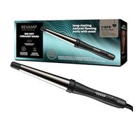 Revamp Progloss Big Hot Wand - Fer a Boucler conique ceramique pour boucles lâches ou cheveux ondulés - Gant protecteur de chaleur inclus