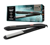 REVAMP Progloss Lisseur Céramique Digital - Lisseur et Boucleur Professionnel Léger et Fin, Plaques Ionique, Température Réglable 80-235 °C, Tension Universelle