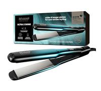 REVAMP Ultra X Shine Lisseur Céramique - Fer à Lisser Plaques Larges pour Cheveux Longs, Épais, Boucles - Chauffe Ultra Rapide, Lisseur Professionnel