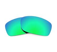 Revant Verres de Rechange Compatibles avec Oakley Fives Squared, Polarisés, Vert émeraude MirrorShield