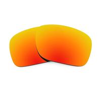 Revant Verres de Rechange Compatibles avec Oakley Holbrook, Polarisés, Elite Rouge Feu MirrorShield