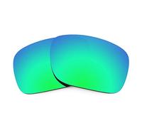 Revant Verres de Rechange Compatibles avec Oakley Holbrook XL, Polarisés, Elite Vert émeraude MirrorShield