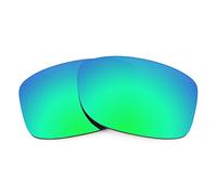 Revant Verres de Rechange Compatibles avec Oakley Jupiter Squared, Polarisés, Elite Vert émeraude MirrorShield,