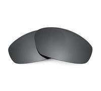 Revant Verres de Rechange Compatibles avec Oakley Whisker, Polarisés, Chrome Noir MirrorShield