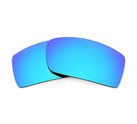 Revant Verres de remplacement compatibles avec les lunettes de soleil Oakley Gascan OO9014 - Miroir Bleu Glacier - Polarisé