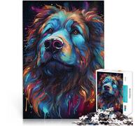 Rêve de Chien de Terre-Neuve Puzzles de 1000 pièces pour Adultes Jeu de Casse-tête Car C'est Un pour Toute la Famille 38x26cm