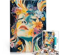 Rêve de Musique Florale Puzzles 1000 pièces pour Adultes Cadeaux de Jeux stimulants Renforcer l'amour Entre Les Couples 38x26cm