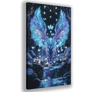 Rêve Diamond Painting Adulte Grand Format, Dragon Broderie Diamant Painting Grand Format 90X180CM, DIY Peinture Diamant avec Complet Accessoires et Ronde Diamond Toile, Decoration Murale Maison,Y538Z