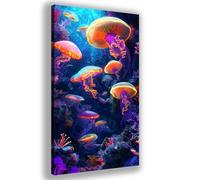 Rêve Diamond Painting Adulte Grand Format, Méduse Broderie Diamant Painting Grand Format 100X200CM, DIY Peinture Diamant avec Complet Accessoires et Ronde Diamond Toile, Decoration Murale Maison,Y556Z