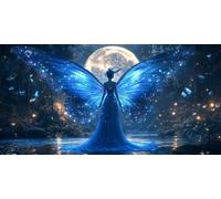 RêVe Diamond Painting Femme Peinture Diamant Adulte Point de Croix Activité Manuelle Adulte Mosaique Loisir Creatif Peinture Diamant Diamond-Painting Enfant, pour Decoration Automne 50x100cm F - 317