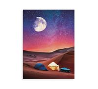 Rêve d'une Nuit étoilée，Jigsaw Puzzle 1000 pièces Jouets en Bois créatifs pour Adultes Jeux de soulagement du Stress pour Adultes Jeux éducatifs pour Enfants（75x50cm）-AO87