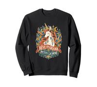 Rêve Grand, Petite Licorne - Cadeau Licorne Arc-en-Ciel Sweatshirt