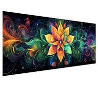 Rêve Peinture Diamant Adulte, 5D DIY Fleur Diamond Painting Adulte, Diamond Painting Strass Point de Croix Cristal Art Kit Broderie Diamant, Diamond-painting Grand pour Décoration Maison 200x80cm G-70