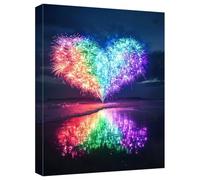 Rêve Peinture par Numero Adulte, DIY Peinture par Numero Amour Paint by Numbers Enfant Débutants, Kit Creatif Adulte avec Pinceaux Dessin Pigment Acrylique, Decoration Maison Cadeau 90x135cm, Model176