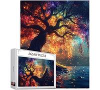 Rêve Puzzle 1314 Pièces Adultes, Grand Bois Puzzle Arbre Motif Désign, 75x50cm Jigsaw Bricolage Artisanat 14 Ans Activité Familiale avec Emballage Cadeau pour Decoration Murale Maison Chambre,Model602