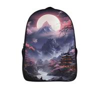 rêve sac pour ordinateur portable unique scolaire sacs d'école 2 compartiment pour élèves primaire et secondaire vue sur la montagne 3d imprimé sac à dos d'école-16,pour l'école les voyages affaires