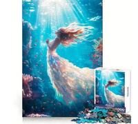 Rêve sous-Marin Puzzle 1000 pièces pour Adultes pour développer Les capacités cognitives et se détendre Découpe précise Cadeau Festif (50x75cm)