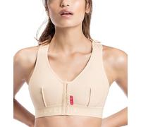REVÉE Brassiere Post-Opératoire Ouverture Devant - Soutien Gorge de Compression Post-Opératoire, Soutien Gorge pour Prothèse Mammaire, Soutien Mastectomie, Soutien Gorge de Grossesse, Bra Laetitia