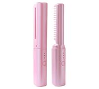 Revegno Lanières De Redressage De Cheveux | Peigne De Styling Brosse À Cheveux | Abri Rechargeable Pour Cheveux, Portable Avec Température Réglable