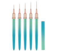 Revegno pour doublure pour - brosse à revêtement fil art brosse à ongles 5 pièces | 08/08/13/20/25 mm brosse pour signal détaillé, Malkunst-Design-Stift-set pour longues lignes, ung