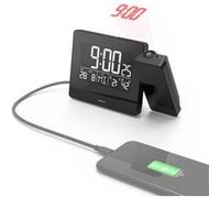 Réveil à projection plus charge, noir noir G