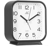 Réveil à quartz avec design épuré, construction légère et chronométrage précis pour tout environnement (noir)