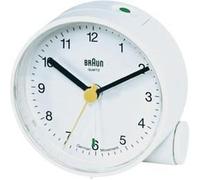 Réveil à quartz blanc Braun - Mouvement Quartz - Verre minéral - Analogique