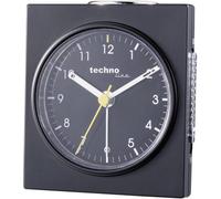 Réveil à quartz Techno Line Model Q schwarz noir (mat)