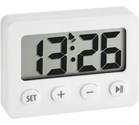 TFA Dostmann Réveil numérique 60.2014.02 – Minuterie & chronomètre – Caoutchouc blanc