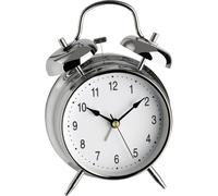 Réveil à quartz TFA Dostmann 98.1043 argent