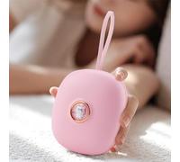 Réveil à VIBRATION SILENCIEUSE, artefact de réveil puissant pour les étudiants, horloge numérique LED silencieuse, réveil créatif pour animaux de compagnie, réveil de voyage (Rose)