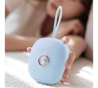 Réveil à VIBRATION SILENCIEUSE, artefact de réveil puissant pour les étudiants, horloge numérique LED silencieuse, réveil créatif pour animaux de compagnie, réveil de voyage (Bleue)