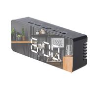 Réveil Adler écran LED mesure de la température noir AD 1189B