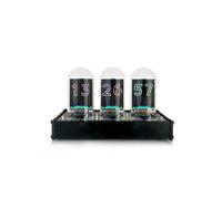Réveil Analogique à Tube Nixie 2,6 Pouces avec Wi-Fi, Musical, Veilleuse, Décoration pour la Maison ou le Bureau, Style Rétro RGB