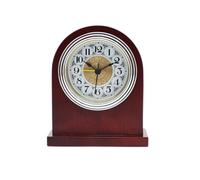 Réveil Analogique en Bois, Réveil Matin à Piles Réveil Silencieux sans Tic Tac Horloge de Chevet Classique Reveil Analogique de Voyage pour Chambre à Coucher, Salon, Cuisine
