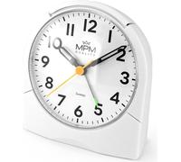 Réveil analogique plastique blanc MPM C01.4054