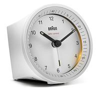 Braun Réveil analogique radiocommandé Classique pour Le Fuseau horaire de l'europe Centrale (DCF/GMT+1), modèle BC07W-DCF