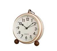 Réveil analogique Réveil analogique rond vintage à piles, horloge de chevet for salon, chambre à coucher, bureau, école, dortoir, horloges de bureau for décoration de table Réveils pour enfants