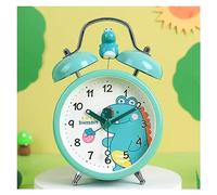 Réveil Analogique Réveil dinosaure for enfants, trotteuse silencieuse sans tic-tac, décoration de chambre mignonne, avec rétroéclairage, cloche double super forte for cadeaux d'enfants Réveil Silencie