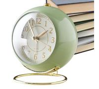 Réveil analogique | Réveil sonore rétro de style européen avec | Voyage rond pour la maison, la chambre à coucher, le bureau
