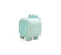 Réveil Animé pour Enfant Mon Petit Dino Veilleuse Double Alarme Bleu