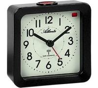 Atlanta 1854/4 Réveil radiofréquence anthracite carré avec lumière Snooze