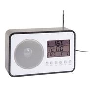 Réveil avec radio FM Retro noir