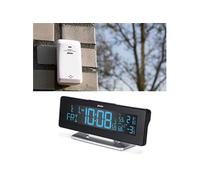 Réveil avec station météo WS-2500 Noir-Argent
