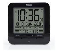 Réveil avec thermomètre Alecto AK-20 Noir Zwart G