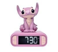 Réveil-veilleuse Lexibook Angel Disney Stitch 3 en 1 Rose